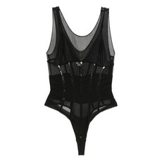 엘리자베타프랑키 메시 패널 바디수트
