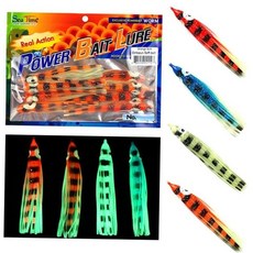 루어미끼 씨타임 옥토퍼스 꼴뚜기웜 야광 바다 루어 미끼 웜 6cm(10개입) 9cm(8개입) 12cm(5개입) GCW21A44A, OCT꼴뚜오렌6cm(10개)