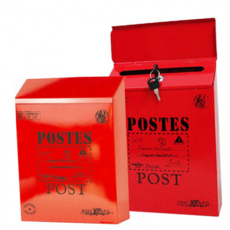 루체트리 우편함 LW 벽걸이 주택 우체통 편지함 건의함 인테리어소품 철제우체통, E스틸우편함 레드