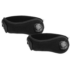 [피지엘] 다이얼 무릎보호대 러닝 무릎보호대 무릅보호대 1SET, 블랙, 2개