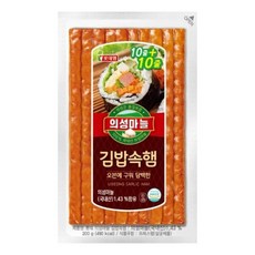 롯데 의성마늘 김밥속햄/냉장, 3개, 200g
