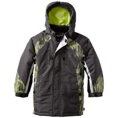 Rothschild 빅 보이즈 액티브 재킷 프린트 인서트 및 베스티 포함 빅 보이즈 액티브 재킷 프린트 인서트 및 베스티 차콜