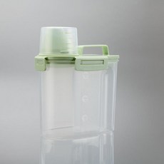 견과류 디스펜서 오트밀 저장통 곡물 보관용기 시리얼, 1개, 기본 색상