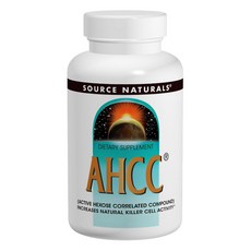 SOURCE NATURALS AHCC&BioPerine胡椒鹼補充膠囊 500mg, 30顆, 1罐