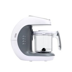 KIDMORY 觸控智慧型食物調理機(五合一)多功能料理機，觸控操作，快速切碎，輕鬆備料, 白色, 1個