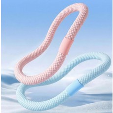 용수철훌라후프 스프링훌라후프 저소음 다이어트 가정용 홈트 소프트 쿨링 시원한, 1개, 블루 2.5kg 45~80kg 권장, 80kg