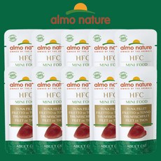 알모네이쳐 미니푸드 닭고기 고양이간식 파우치 3gx10개입 1박스, 10개, 3g, 참치