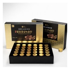 대한홍삼 발효홍삼 녹용단 홍삼 녹용 환 제품 4g x 30환, 1개, 30정