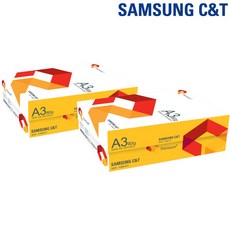삼성 프리미엄 A3용지 복사용지 80g 1250매 2박스 (2500매)
