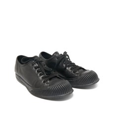 프라다 중고 레더 레이스업 스니커즈