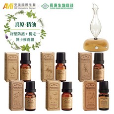 長庚生技 真原精油超值組 擴香儀 檸檬 甜橙 松針 甜夢 禪定 意念