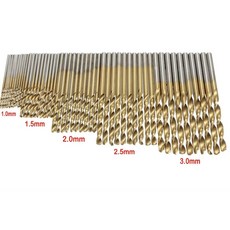 드릴 비트 1.0 mm, 10개, 1mm
