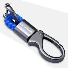알루미늄 오토바이 키 커버 케이스 쉘 키링 키체인 보호, 1개, 3. Blue B