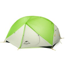 Naturehike-Cloud up Pro 1-2인용 텐트 업그레이드된 20D 방수 야외 캠프 하이킹 초경량 태양 보호소 전문, 01 Grey 2 Person- 20D