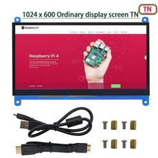 1024x600 휴대용 7 인치 터치 HDMI 디스플레이 스크린 패널 hdmi 라즈베리 LCD DIY 모니터 HD Pc IPS, 7 Inch TN  touch