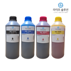 삼성 INK-K610 1000ml 호환 무한 잉크 C610 M610 Y610 SL-T1670W SL-J1560 SL-J1565 SL-J1560W SL-J1565W SL-J1563W, 1개, 4색 1세트