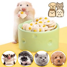 HappyHam 계란후라이 피그미다람쥐 햄스터 고슴도치 소동물 산양유 간식, 3개, 10g