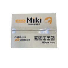 Miki 特級機能愛貓餐杯 白身鮪魚+鮭魚 in 胡蘿蔔湯凍 80g/杯 24杯/箱, 1箱, 80G