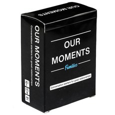 臺灣發貨-全英文版couple reconnect已婚夫㛿重新連接遊戲説出你愛的語言卡, OUR MOMENTS famili, 1個