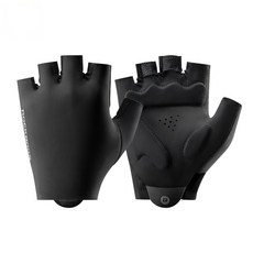 락브로스 자전거 장갑 반장갑 SBR 실리콘 젤 패드 충격흡수 통풍 라이딩, 1개, 블랙