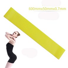 5 색 요가 저항 고무 밴드 실내 실외 운동기구 0.35mm-1.1mm 필라테스 스포츠 훈련 운동 탄성 밴드, [11] 1pc-Yellow