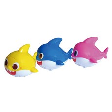 멜로디 오감자극 아기상어 피규어 장난감 집콕놀이 아기선물 인형놀이 여아인형 인형, 1개