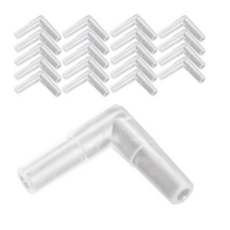 파이브오션 투명 L자 호스 연결관, 200개