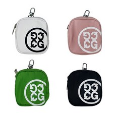 투솜 여성 볼 파우치 라운드 스퀘어 골프볼파우치 골프공주머니 볼케이스 여성 남성 힙색, 1개, 블랙