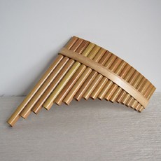 팬플룻 인디언악기 18튜브 수직 베이스 F키 대나무 플루트 오른쪽, 18파이프 F 키 오른손 베이스, 1개