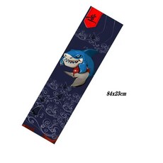 전문 스케이트 보드 사포 뒤틀린 방수 내마모성 패턴 스티커 애니메이션 모래, 색상: 8. color 8, 1개