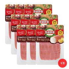 롯데햄 의성마늘 한입 슬라이스햄 180g, 3세트
