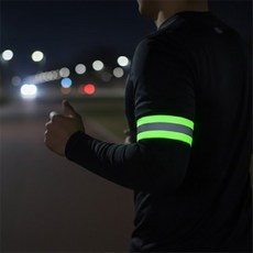 올데이픽 주야간 반사 암밴드 야간안전밴드