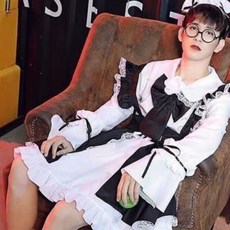 드레스 풀세트 빅사이즈 코스프레 하녀복 코스튬