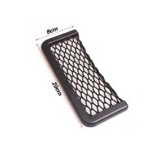 車用手機置物網兜 汽車收納網袋 車內置物籃 大號 20x8cm, 1個, 大號 20*8cm