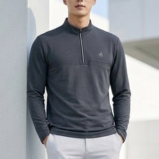 김영주 골프 남성 봄 가을 긴팔 기능성 티셔츠 캠핑 등산 리벌스 집업 1123