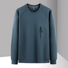 男士圓領長袖衛衣 - 2026春季新款潮流運動打底衫