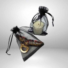 선물포장 오간자주머니 블랙 어린이집선물포장