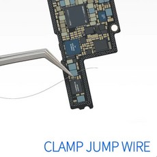 기계식 Aax-17 비자성 스테인리스 스틸 정밀 주석 식재 핀셋 PCB 보드 수리 납땜 IC 칩 클램핑 도구