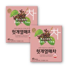 우리차 헛개열매차 티백, 1g, 40개입, 2개
