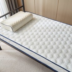 사이즈 매트리스 1인 60x120cm 접이식토퍼, 항균 라텍스 (축구 화이트 6cm)