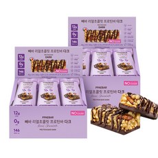 헬시플레이스 빼바 리얼초콜릿 프로틴바 다크 40g 9EA (1박스), 360g, 2개