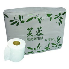 【文具通】五月花 芙蓉 小捲筒 衛生紙 200張x6捲 可分散於馬桶 P1040048, 1個, 2包12捲 超取限2包 須拆包裝