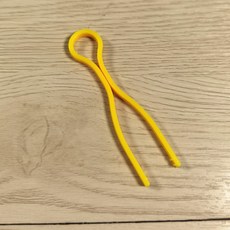 플라스틱 보빈클립 실클립 보빈클립 보빈클립 실밥빠짐방지 컬러 9색 선택가능, 노란색, 1개