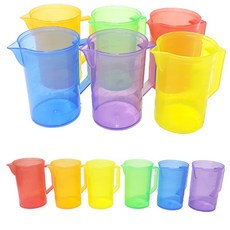 유아 실험놀이 용량측정 컬러 비커 세트 키즈 균형감각 선물
