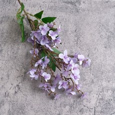 仿真花束，日式風格，裝飾擺設，園藝花材, 1個, 紫色