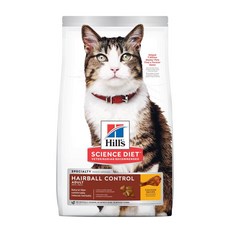 希爾思 Hill's 成貓毛球控制雞肉特調食譜，專業配方呵護腸胃，減少毛球困擾，維持亮麗毛髮，給愛貓健康美味的每一天, 1個, 成貓毛球控制(雞肉特調食譜),3.17kg (7磅), 3.17kg, 雞