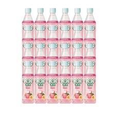해태htb 봉봉 큐브 복숭아, 24개, 350ml