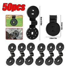 10 100PCs 정원 캠핑 클램프 플라스틱 천막 클립 액세서리 고정 야외 울타리 그늘 그림자 메쉬, 50PCS