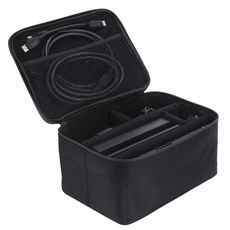 遊戲機收納包，便攜防震多功能配件整理包，耐磨材質保護，輕巧出行, 黑色, 1套, Switch收納包