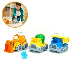친환경 건설차량 3종 세트 친환경 유아 건설놀이 트럭